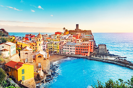 Luxury yacht sailing near a Mediterranean coast